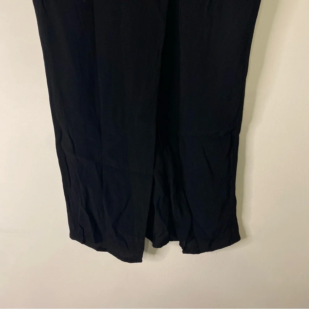 Madewell Black Maxi Wrap Skirt Size Small Classic Minimalist Office Goth Grunge